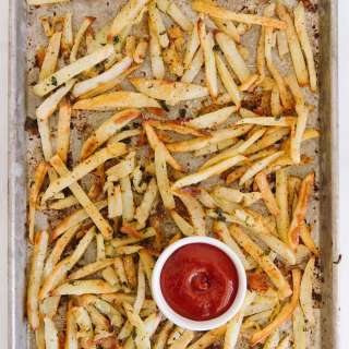 Oven Baked Basil French Fries