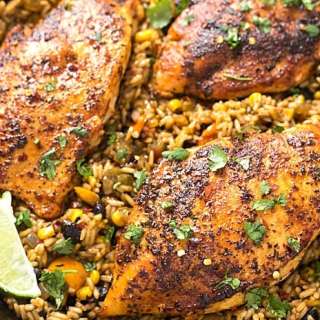 One Pan Tex-Mex Chicken and Rice