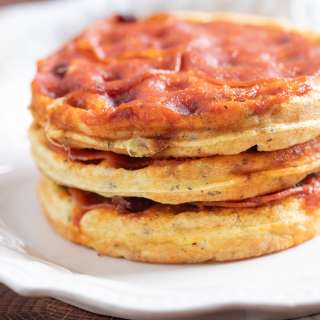 Easy Keto Chaffle Pizza