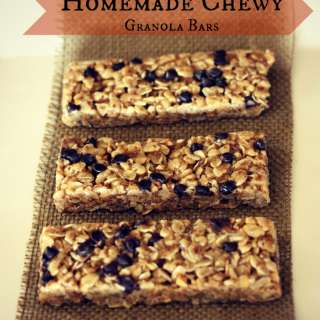 no bake homemade chewy granola bars