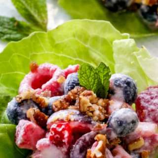 Berry Salad in Honey Mascarpone Dressing