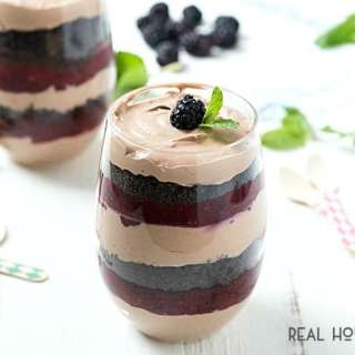 Mixed Berry Mudslide Parfait