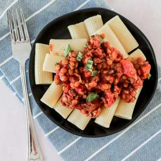 Slow Cooker Lentil Bolognese