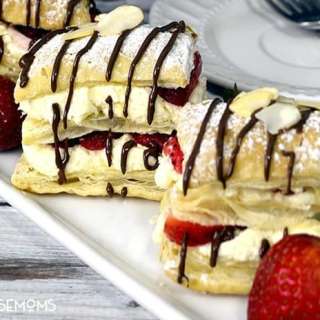 Strawberry Cheesecake Napoleons