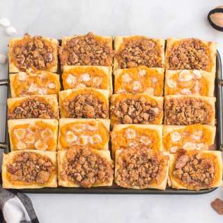 Sweet Potato Soufflé Puff Pastries