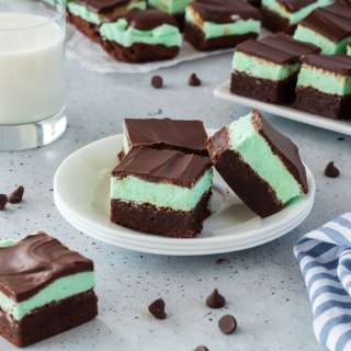 Creme De Menthe Brownies