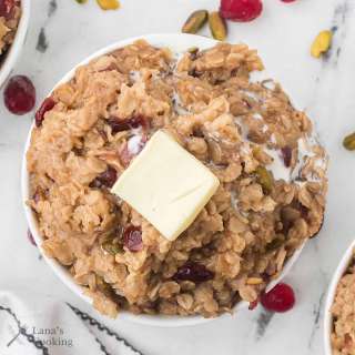 Cranberry Pistachio Oatmeal