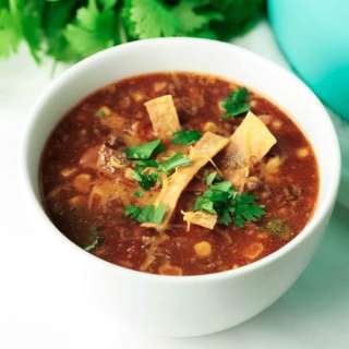 One Pot Enchilada Soup