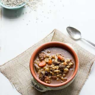 Barley Soup with Chorizo