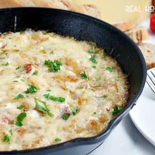 Caramelized Onion & Bacon Skillet Dip