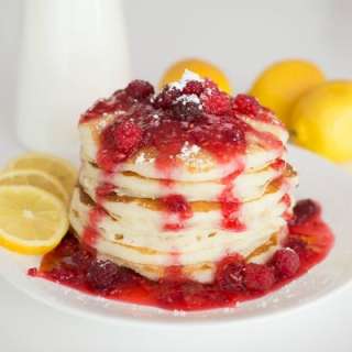 Light & Fluffy Lemon Pancake Recipe