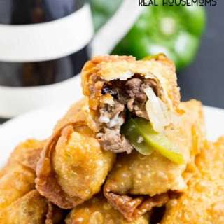 Philly Cheese Steak Egg Rolls