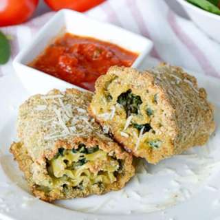 Pesto Spinach Lasagna Roll Ups {Freezer Meal}