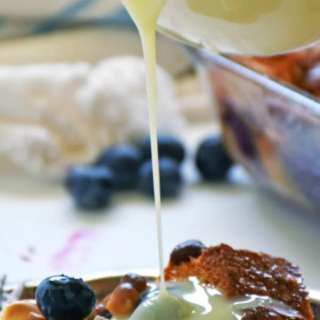 Blueberry Bread Pudding