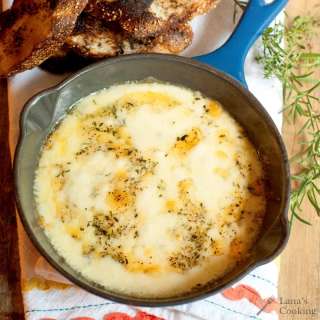 Easy Baked Fontina with Herbs