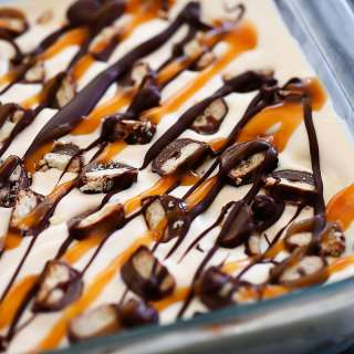TWIX Ice Cream Cake
