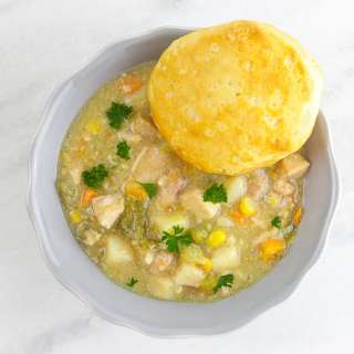Instant Pot Light Chicken Pot Pie (Freezer Meal)