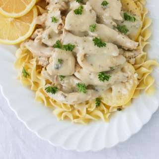 Instant Pot Light Country Lemon Chicken w/ Pasta Freezer Meal