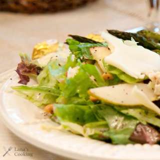 Apple-Pear Salad with Lemon Poppy Seed Dressing