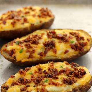 Make Ahead Twice Baked Potatoes
