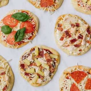 Homemade Frozen Mini Naan Pizza
