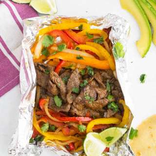 Steak Fajita Foil Packets