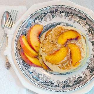 Peach Pecan Pancakes
