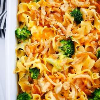 Cheesy Chicken Noodle Casserole