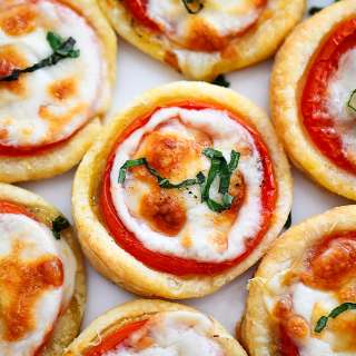 Mini Tomato and Mozzarella Tarts
