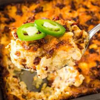 Cheesy Bacon & Jalapeno Hash Brown Casserole