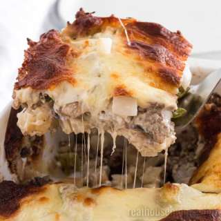 Philly Cheesesteak Casserole