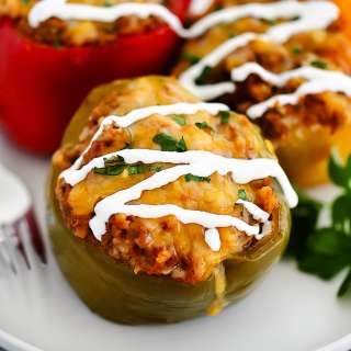 Crock Pot Stuffed Bell Peppers