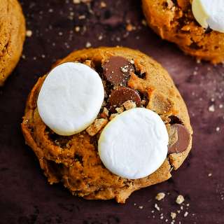Pumpkin S'mores Cookies