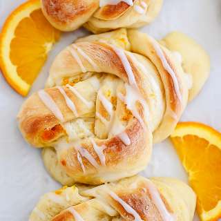 Glazed Orange Rolls