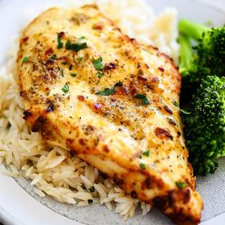 Air Fryer Garlic Parmesan Chicken