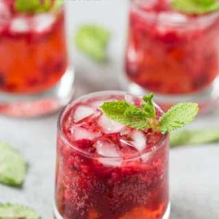 Raspberry Champagne Cocktail