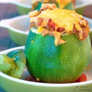 Stuffed 8 Ball Zucchini