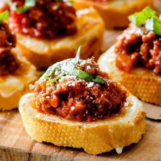 Bolognese Bruschetta