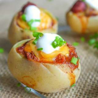 Chili Cheese Potato Bites