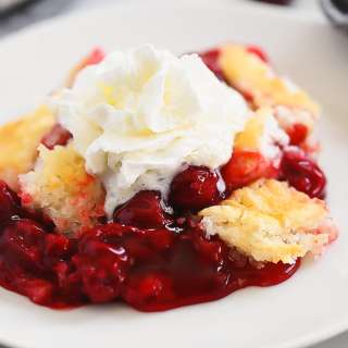 Easy Cherry Cobbler