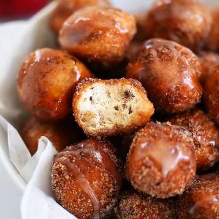 Cinnamon Roll Donut Bites