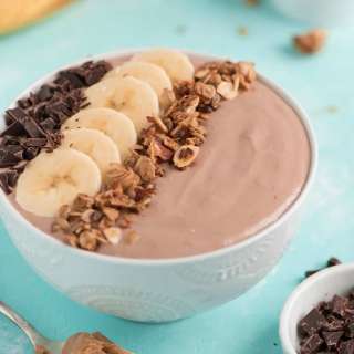 Chocolate PB Smoothie Bowls