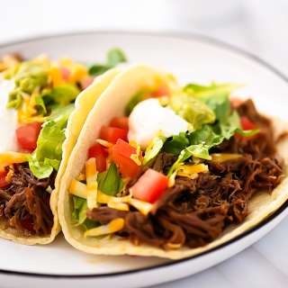 Crock Pot Shredded Beef Tacos