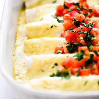 Honey Lime Chicken Enchiladas