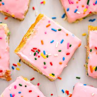 Cake Batter Blondies