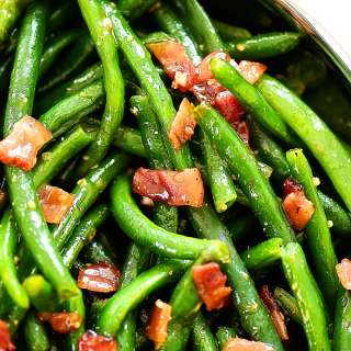 Bacon and Brown Sugar Green Beans