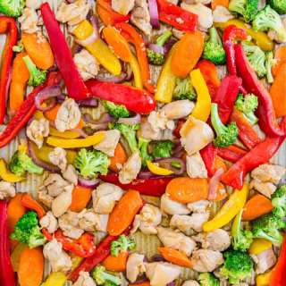 Sheet Pan Orange Teriyaki Chicken & Vegetables
