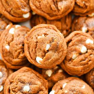 White Chocolate Pumpkin Snickerdoodles