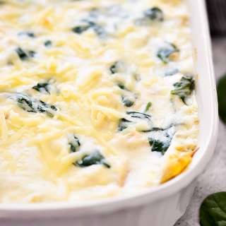 White Chicken and Spinach Lasagna