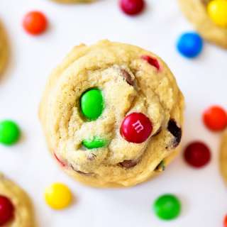 Soft and Chewy M&M Cookies